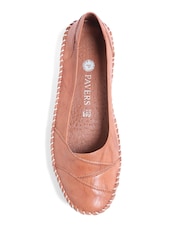 Pavers Natural Pavers Leather Slip On White Shoes - Image 5 of 5