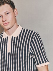 Blue EDIT Striped Short Sleeve Rugby Shirt - Image 1 of 9