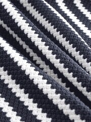 Blue EDIT Striped Short Sleeve Rugby Shirt - Image 7 of 9