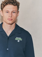 Navy EDIT Graphic Print Jersey Shirt - Image 5 of 5