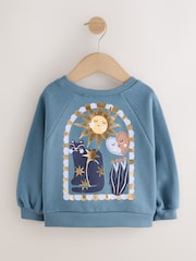 Blue Celestial Crew Neck Sweatshirt (3mths-7yrs) - Image 5 of 7