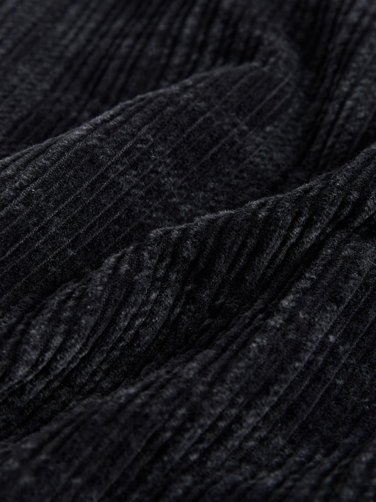 Black Check Cord Mini Skirt - Image 2 of 3 Black Check Cord Mini Skirt - Image 2 of 3