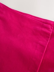 rožnata - Corduroy Mini Wrap Skirt - Slika 6 iz 9