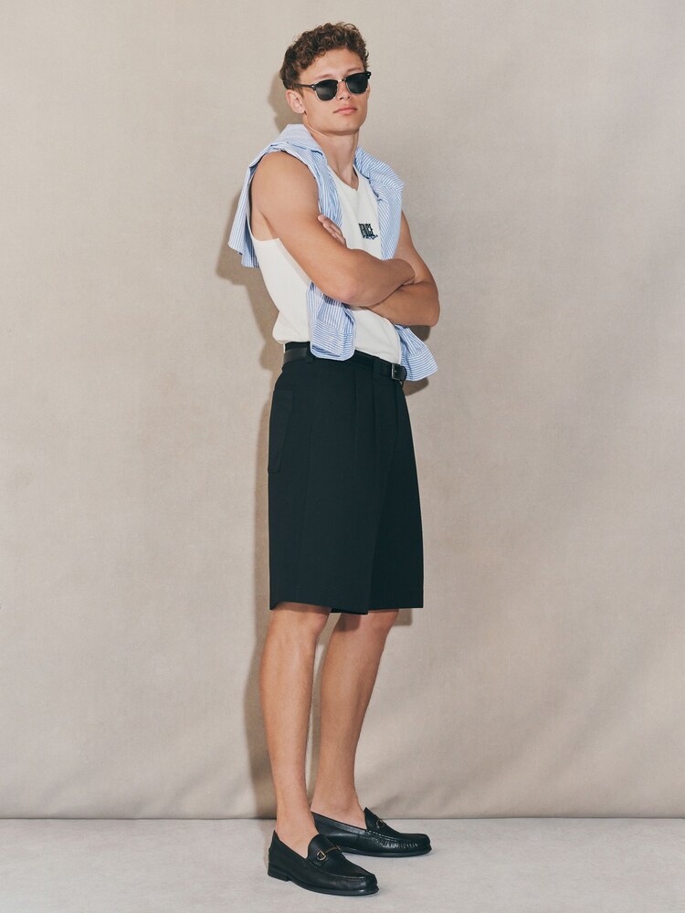 White Graphic Print EDIT Textured Vest - Image 2 of 10