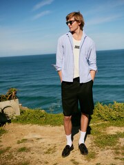 White Graphic Print EDIT Textured Vest - Image 6 of 10