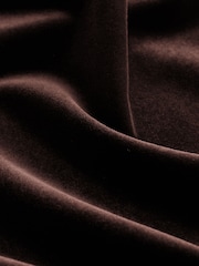 Chocolate Brown Velvet Column Skirt - Image 8 of 8