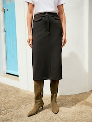 Black Ponte Pencil Skirt - Image 12 of 14