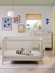 Mamas & Papas Moss Green Kinlay Nursery Cot Bed - Image 1 of 8