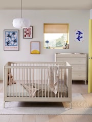 Mamas & Papas Parchment Kinlay Nursery Cot Bed - Image 1 of 9