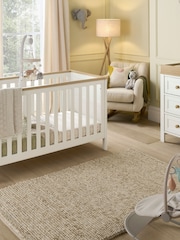 Mamas & Papas White Natural Wedmore 2 Piece Nursery Furniture Set - Image 1 of 7