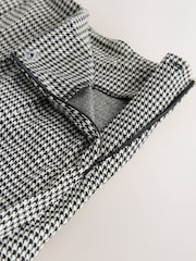 Monochrome Check Mini Jersey Pleated Skirt - Image 7 of 8