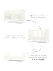 Mamas & Papas White Hampden Nursery Cot Bed - Image 7 of 7