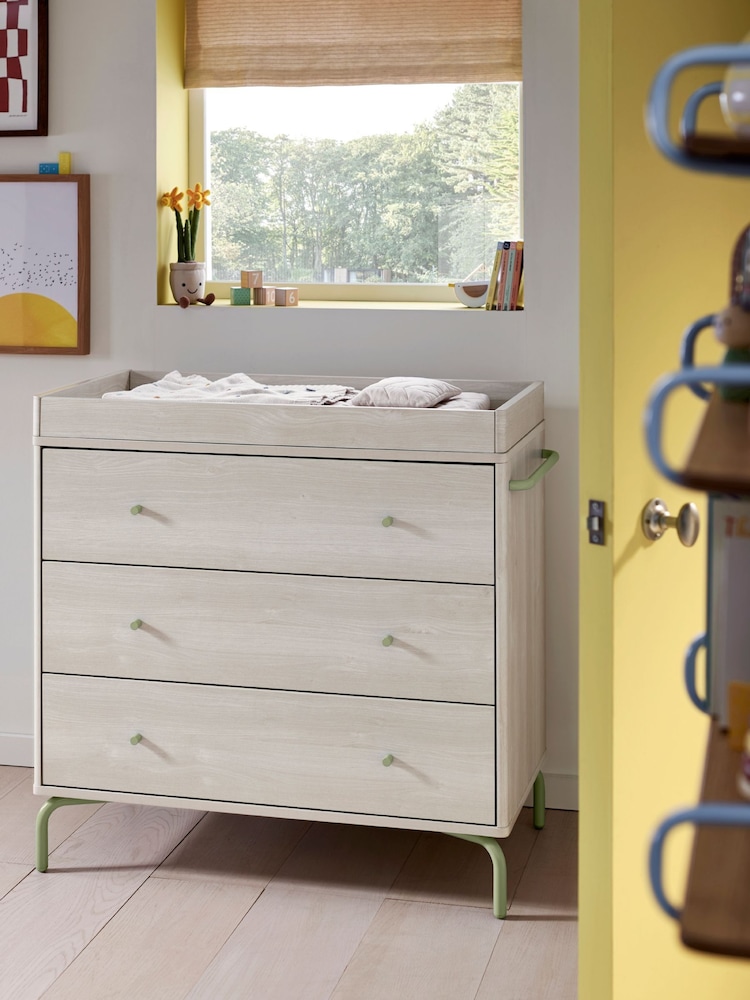Mamas & Papas Moss Green Kinlay Nursery Dresser Changer - Image 1 of 7