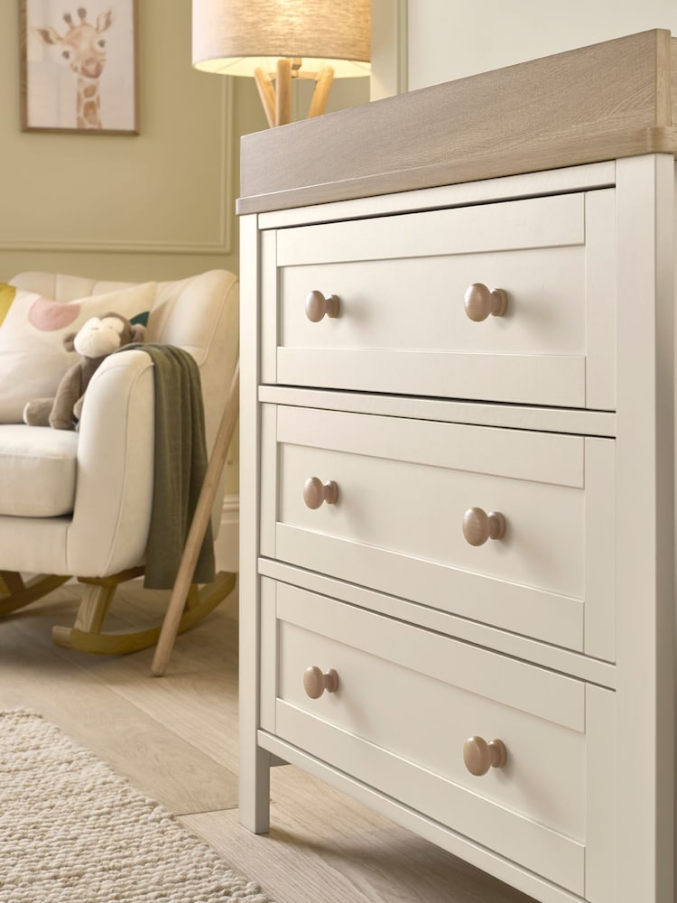 Mamas & Papas Pebble Natural Wedmore Nursery Dresser Changer - Image 1 of 5