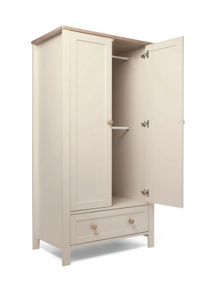 Mamas & Papas Pebble Natural Wedmore Nursery Wardrobe - Image 3 of 3 Mamas & Papas Pebble Natural Wedmore Nursery Wardrobe - Image 3 of 3