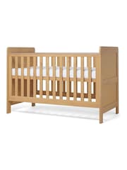 Mamas & Papas Rattan Oak Esna Rattan Nursery Cot Bed - Image 5 of 9