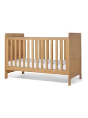 Mamas & Papas Rattan Oak Esna Rattan Nursery Cot Bed - Image 7 of 9