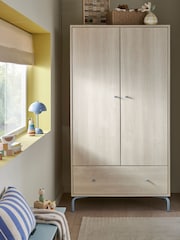 Mamas & Papas Dusty Blue Kinlay Nursery Wardrobe - Image 1 of 7