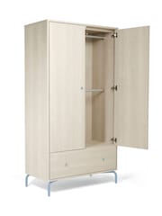 Mamas & Papas Dusty Blue Kinlay Nursery Wardrobe - Image 5 of 7