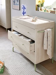 Mamas & Papas Moss Green Kinlay 2 Piece Nursery Furniture Set - Image 3 of 8
