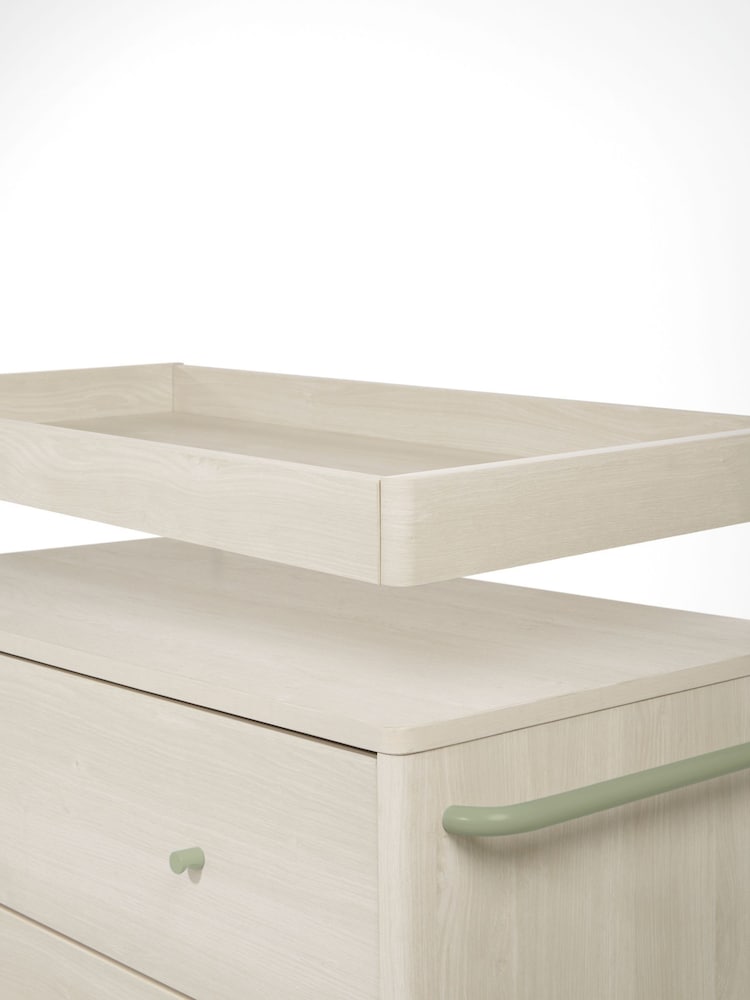 Mamas & Papas Moss Green Kinlay 2 Piece Nursery Furniture Set - Image 8 of 8