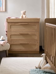 Mamas & Papas Rattan Oak Esna Rattan Nursery Dresser Changer - Image 1 of 5
