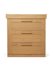 Mamas & Papas Rattan Oak Esna Rattan Nursery Dresser Changer - Image 3 of 5