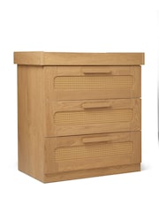 Mamas & Papas Rattan Oak Esna Rattan Nursery Dresser Changer - Image 4 of 5