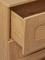 Mamas & Papas Rattan Oak Esna Rattan Nursery Dresser Changer - Image 5 of 5