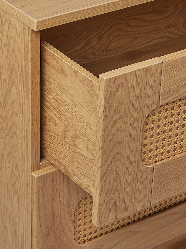 Mamas & Papas Rattan Oak Esna Rattan Nursery Dresser Changer - Image 5 of 5