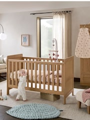 Mamas & Papas 3 Piece Rattan Oak Esna Rattan Nursery Furniture Set - Image 2 of 6