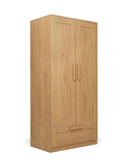 Mamas & Papas Rattan Oak Esna Rattan Nursery Wardrobe - Image 4 of 5
