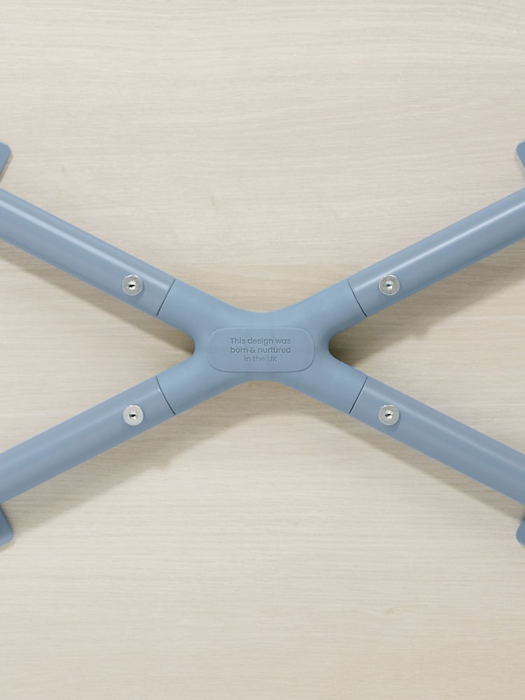 Mamas & Papas Dusty Blue Kinlay Nursery Cot Bed - Image 11 of 11
