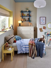 Mamas & Papas Dusty Blue Kinlay Nursery Cot Bed - Image 4 of 11