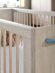 Mamas & Papas Dusty Blue Kinlay Nursery Cot Bed - Image 6 of 11