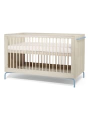 Mamas & Papas Dusty Blue Kinlay Nursery Cot Bed - Image 9 of 11