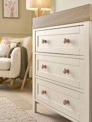 Mamas & Papas 3 Piece Pebble Natural Wedmore Nursery Furniture Set - Image 5 of 12