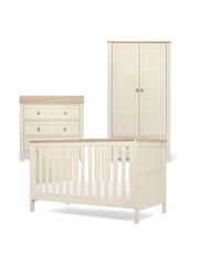 Mamas & Papas 3 Piece Pebble Natural Wedmore Nursery Furniture Set - Image 7 of 12