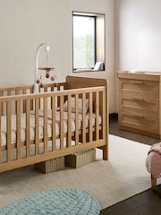 Mamas & Papas Rattan Oak Esna 2 Piece Rattan Nursery Furniture Set - Image 2 of 8