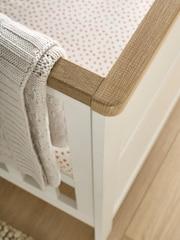 Mamas & Papas White Natural Wedmore Nursery Cot Bed - Image 2 of 3