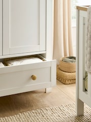 Mamas & Papas White Natural Wedmore Nursery Wardrobe - Image 2 of 5