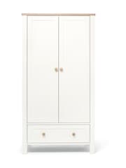 Mamas & Papas White Natural Wedmore Nursery Wardrobe - Image 3 of 5