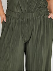 Groen - Yours Curve Plisse Trousers Co-ord - Image 4 of 4