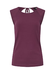 Long Tall Sally Purple Keyhole Ribbed Vest - Image 6 of 6