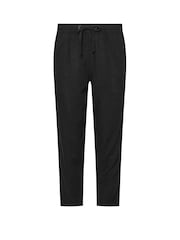 M&Co Black Petite Linen Joggers - Image 1 of 1