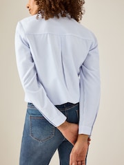 M&Co Blue Mid Wash Cropped Jeans - Image 2 of 5