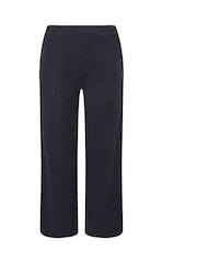 Yours Curve Blue Knitted Co-ord Trousers - Image 5 of 5