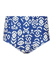 M&Co Blue Ikat High Waist Briefs - Image 6 of 7