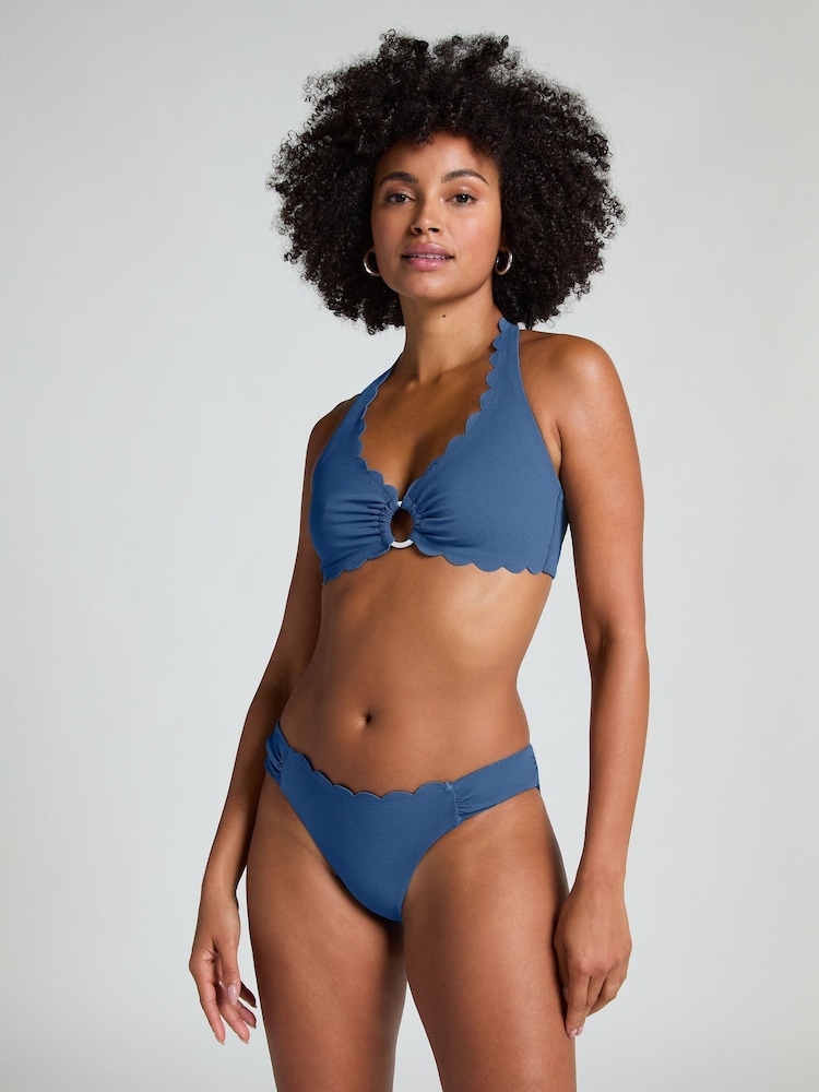 Hunkemoller Scallop Rio Bikini Bottoms - Image 1 of 5