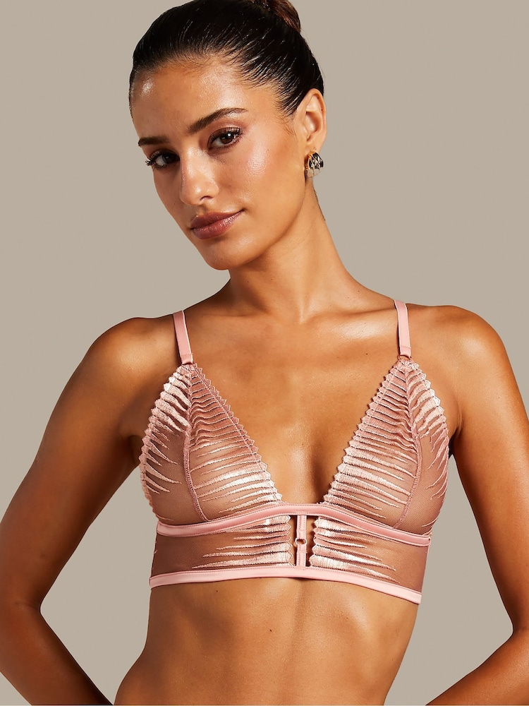 Hunkemoller Pink Alice Bralette - Image 1 of 5